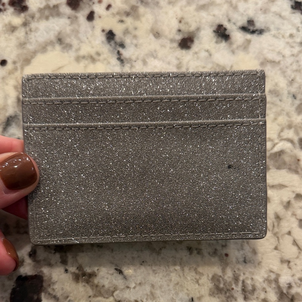 Kate Spade New York Glitter Cardholder / Slim Card Case - Picture 2 of 3